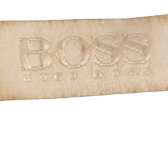 Hugo Boss Eleah top in black size medium M cap sleeve lace polyester blouse - Picture 6 of 6